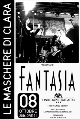 Fantasia - Le Maschere di Clara:
Lorenzo Masotto - Pianoforte e Basso
Laura Masotto - Violino
Bruce Tutti - Batteria