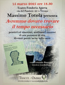 AVREMMO DOVUTO TROVARE IL TEMPO NECESSARIO - 15 MARZO 2025