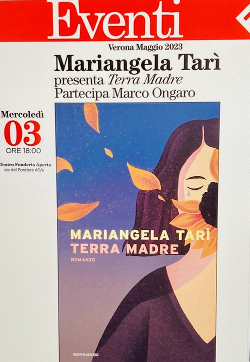 TERRA MADRE - Mariangela Tarì - Mercoledì 3 maggio ore 18.00