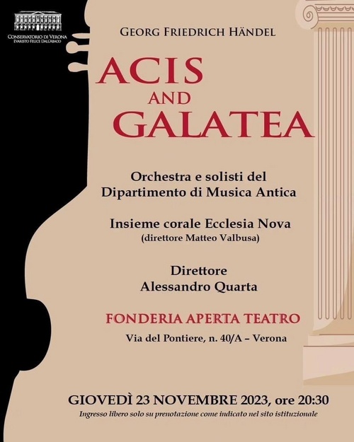 ACIS and GALATEA  - giovedì 23 novembre 2023 ore 20.30