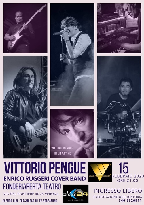 VITTORIO PENGUE - Sabato 15 febbraio 2020<br />
ore 21.00<br />
