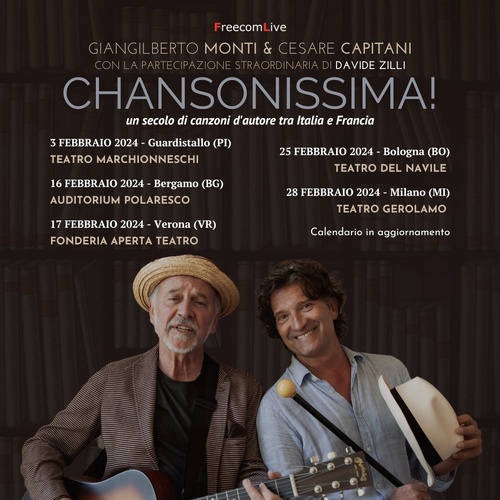 CHANSONNISSIMA - Sabato 17 febbraio 2024