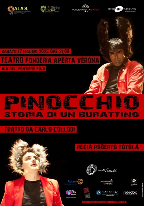 PINOCCHIO - sabato 17 maggio ore 21.00