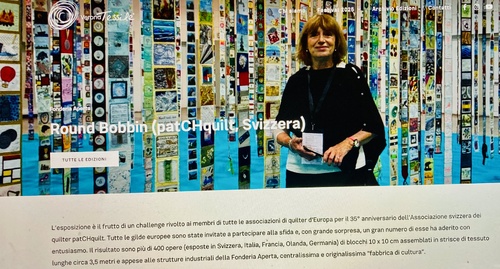Mostra Round Bobbin (patCHquilt, Svizzera) - Dal 14 al 18 maggio 2025 dalle 10.00 alle 18.00